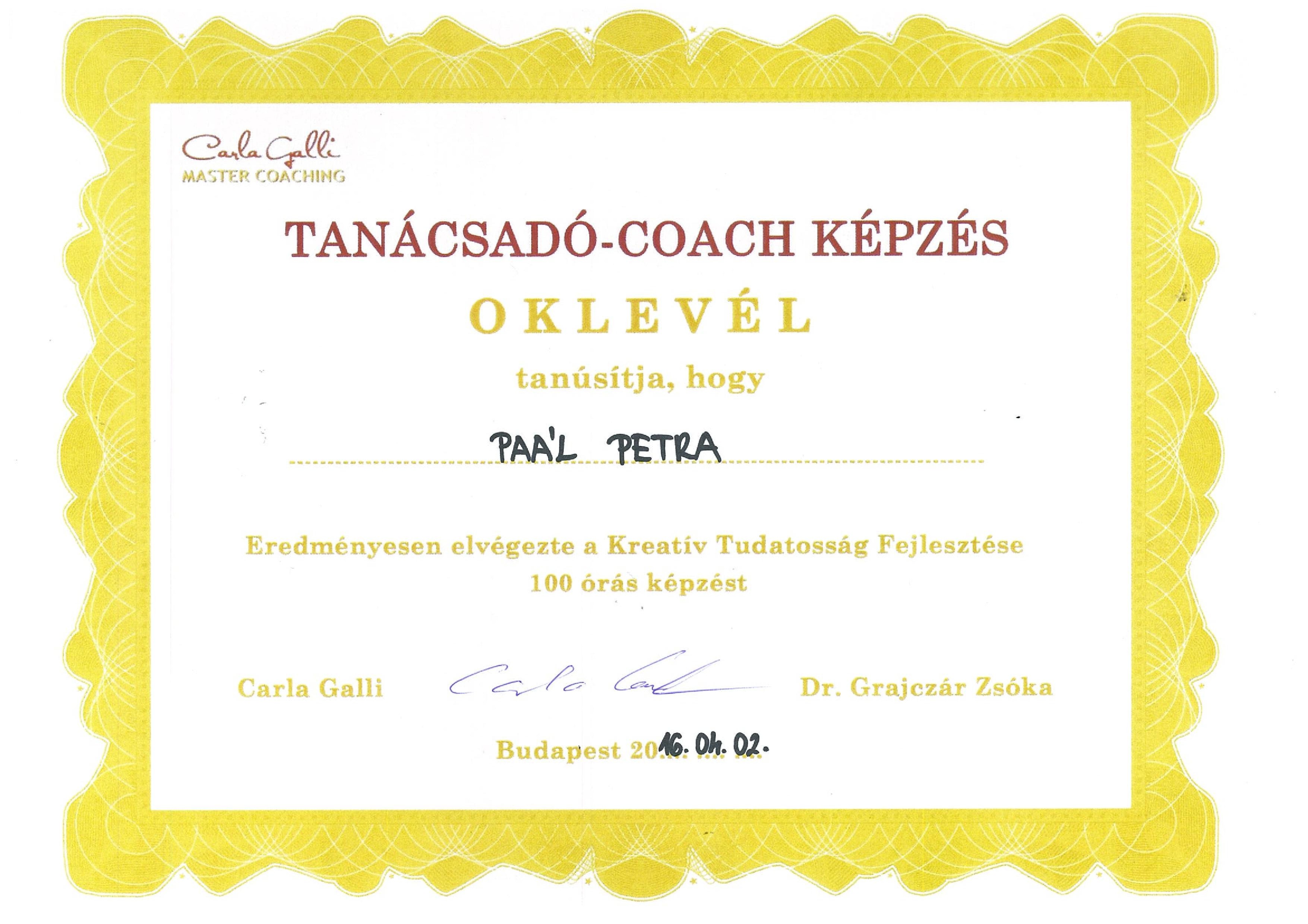 Lifecoaching oklevl